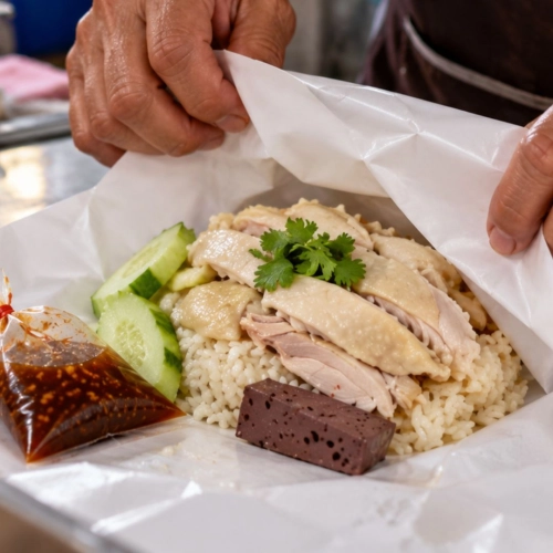 กระดาษห่อข้าวมันไก่